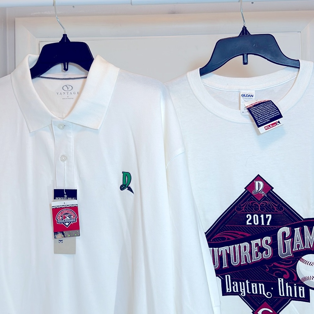 Bundle Dayton Dragons Tee and Polo 3XL NWT